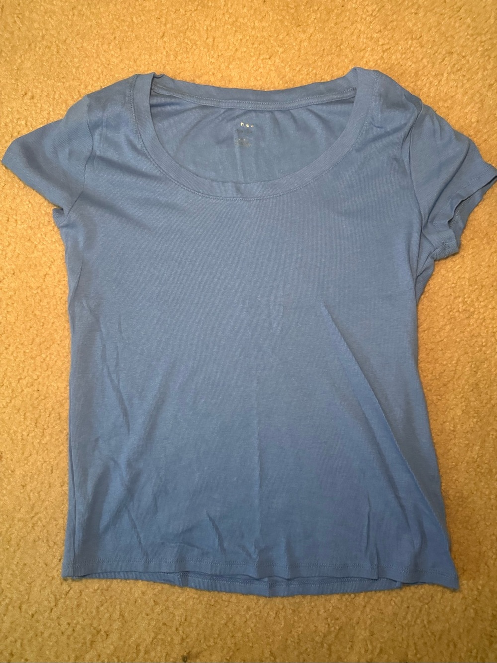 a new day Scoop Neck Short Sleeve Tee - Light Blue
